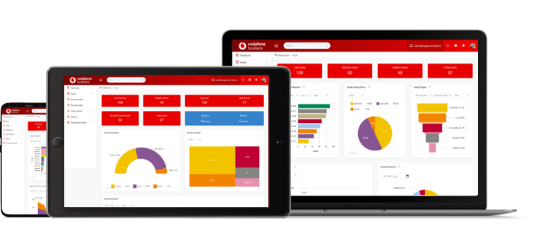 Simple Dashboard Graphic for Asset Tracking